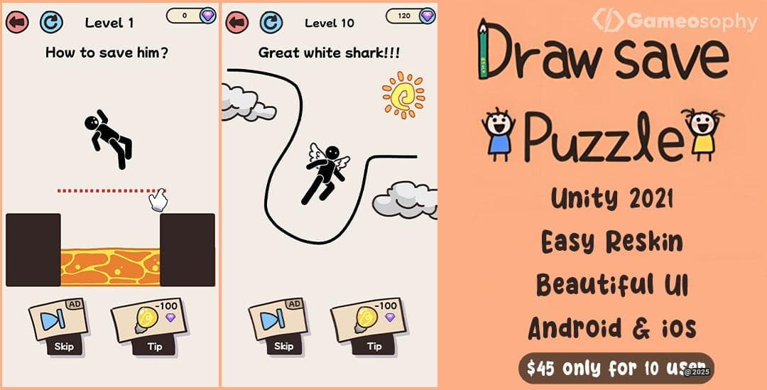 Draw Save Puzzles