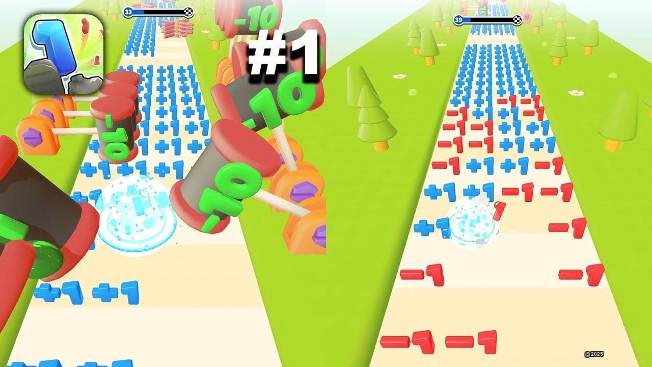 Number Run 3D Casual Game - Math & Momentum!